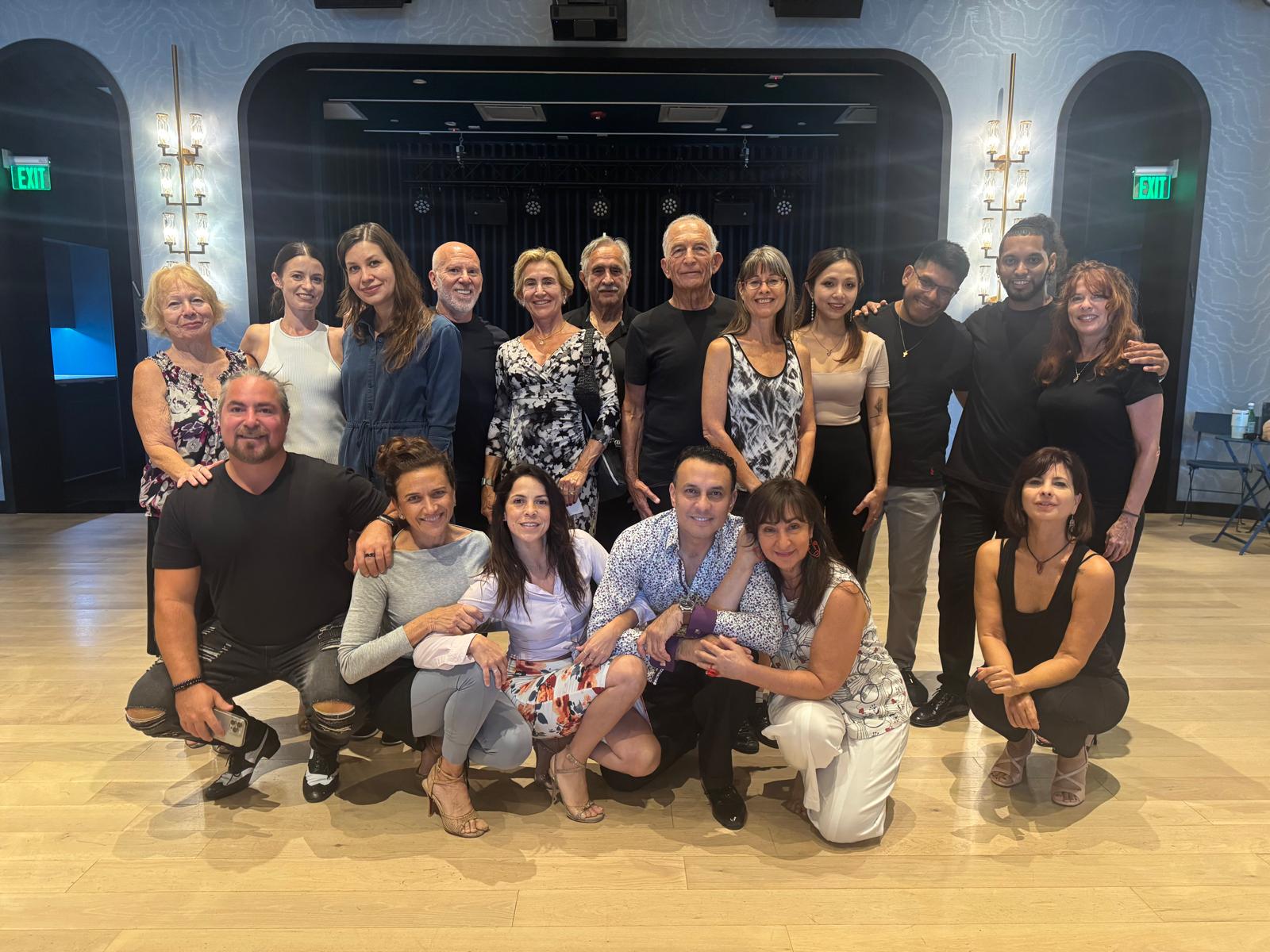 Group photo, elegant venue, Miami